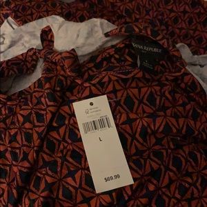 Banana Republic Sleeveless Romper, Size Large NWT